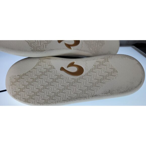 OluKai Punini Men US 10.5 Navy Bamboo Low Top Casual Comfort Sneakers 10514-548Z - Picture 8 of 9